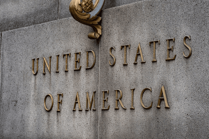 United States of America engraving